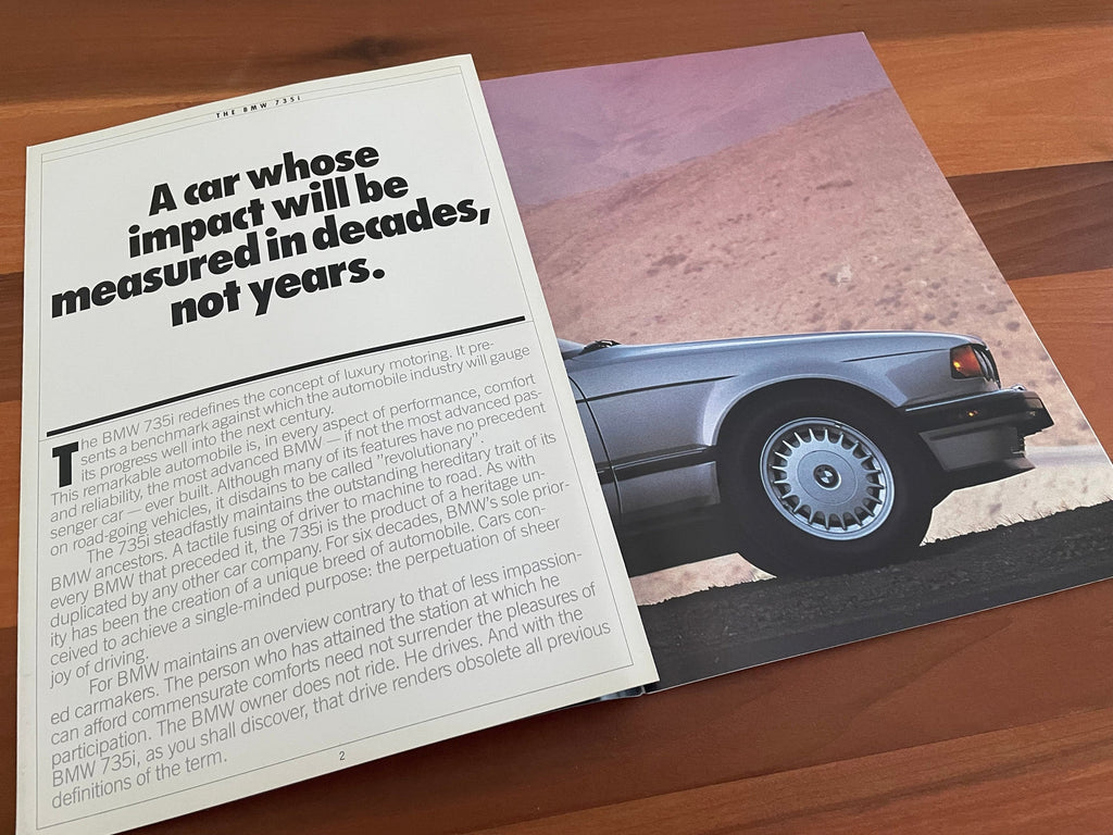 BMW-E32 735i/iL, 1988-Dealership-Sales-Brochure