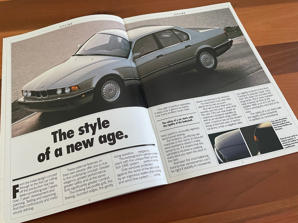 BMW-E32 735i/iL, 1988-Dealership-Sales-Brochure