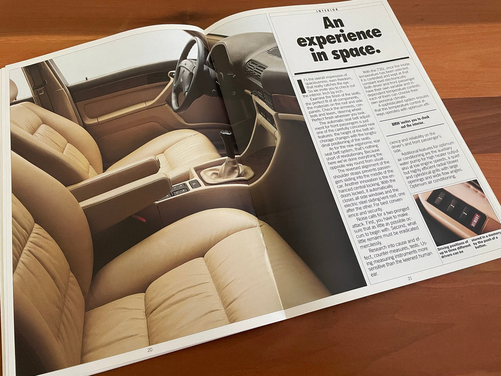 BMW-E32 735i/iL, 1988-Dealership-Sales-Brochure