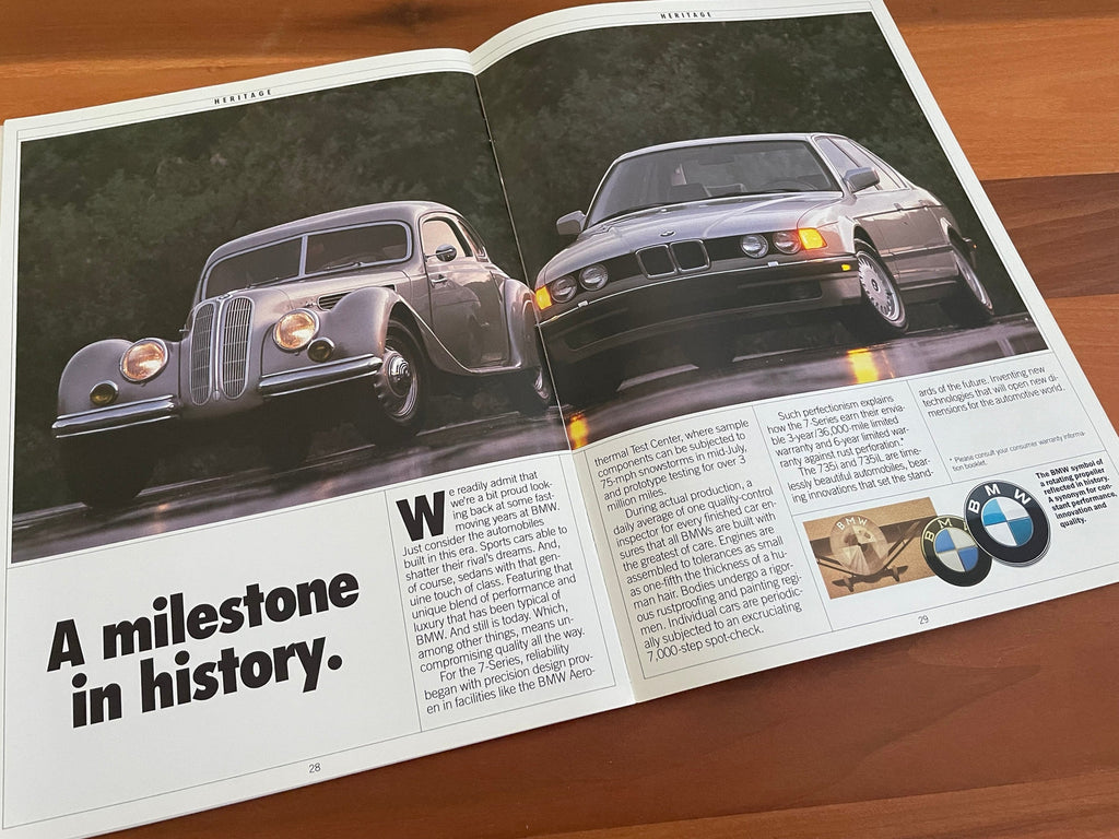 BMW-E32 735i/iL, 1988-Dealership-Sales-Brochure