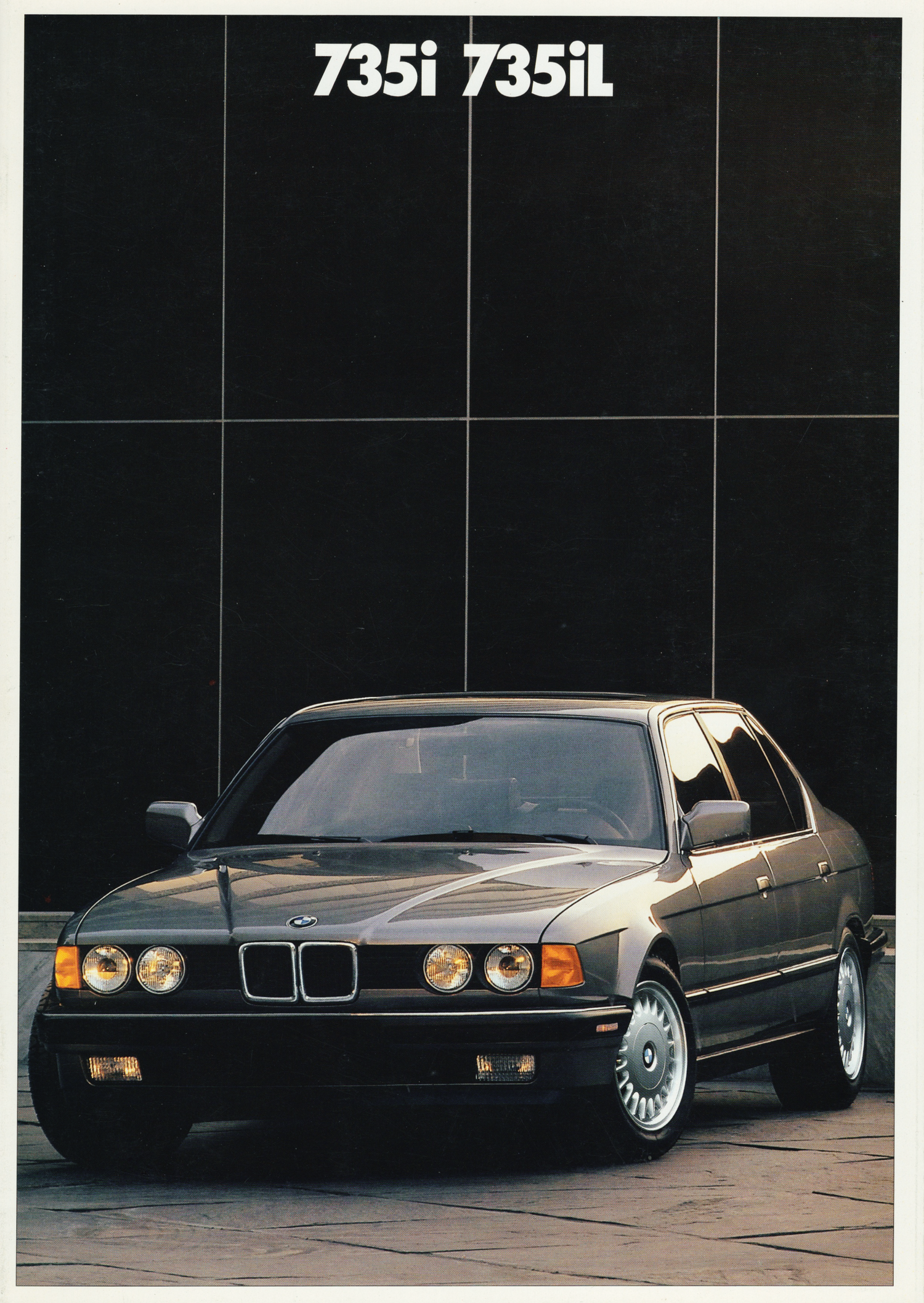 BMW-E32 735i/iL, 1988-Dealership-Sales-Brochure