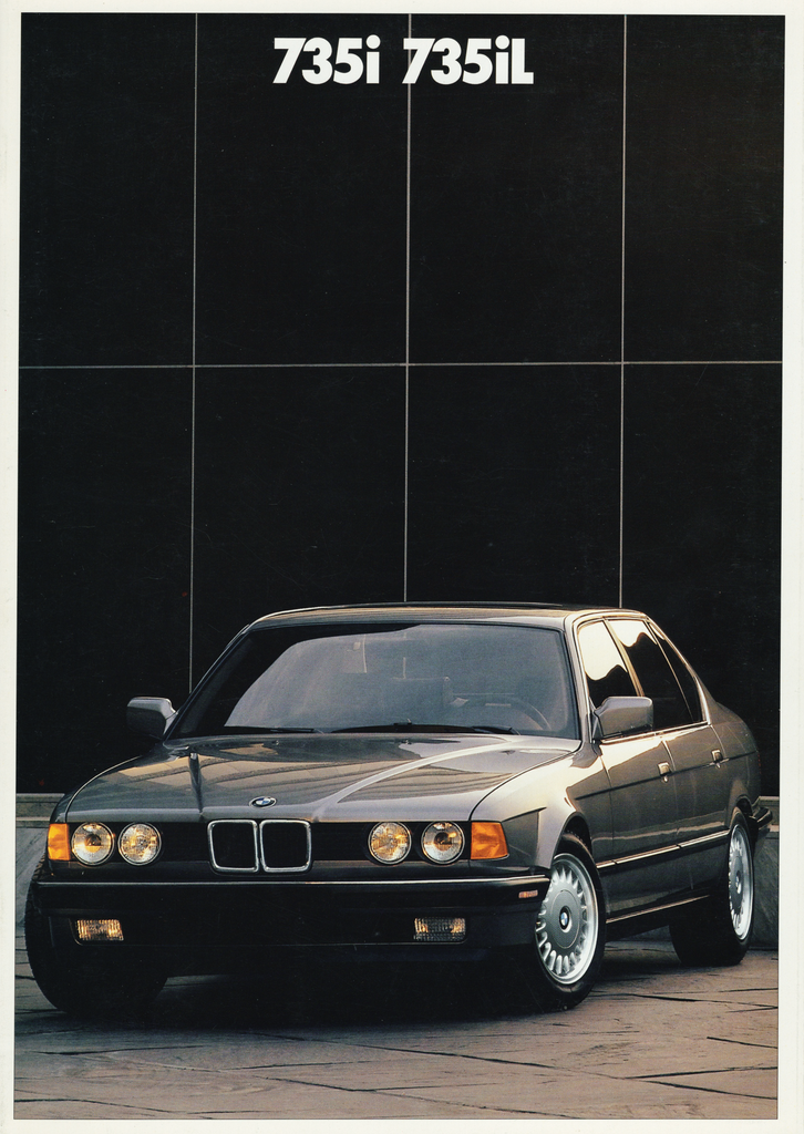 BMW-E32 735i/iL, 1988-Dealership-Sales-Brochure