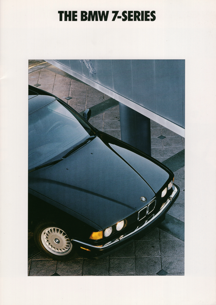 BMW-E32 735i/iL, 1992-Dealership-Sales-Brochure