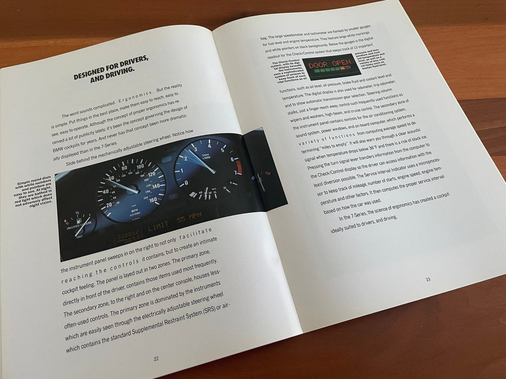 BMW-E32 735i/iL, 1992-Dealership-Sales-Brochure