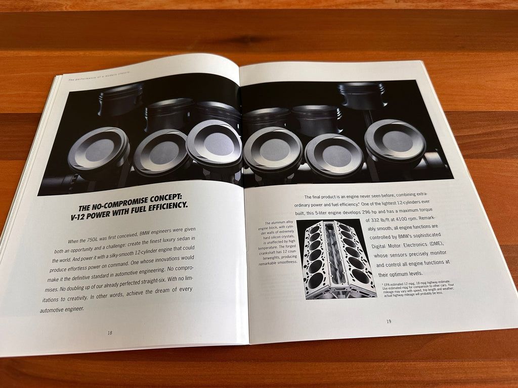 BMW-E32 Sedan, 1994-Dealership-Sales-Brochure