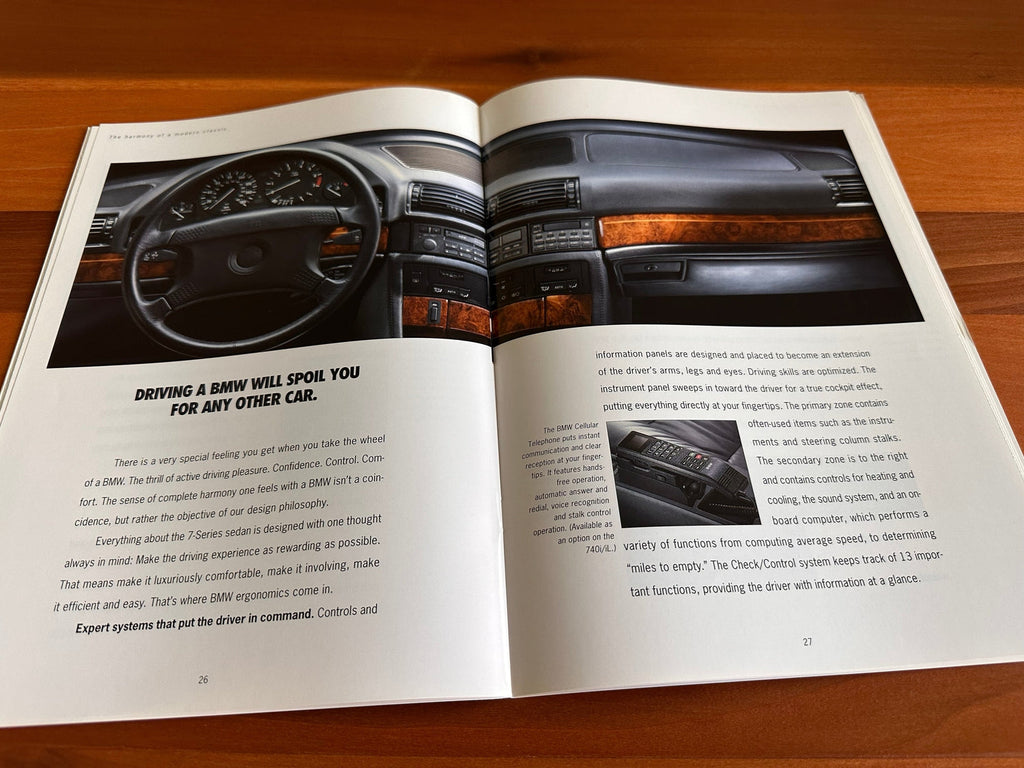BMW-E32 Sedan, 1994-Dealership-Sales-Brochure