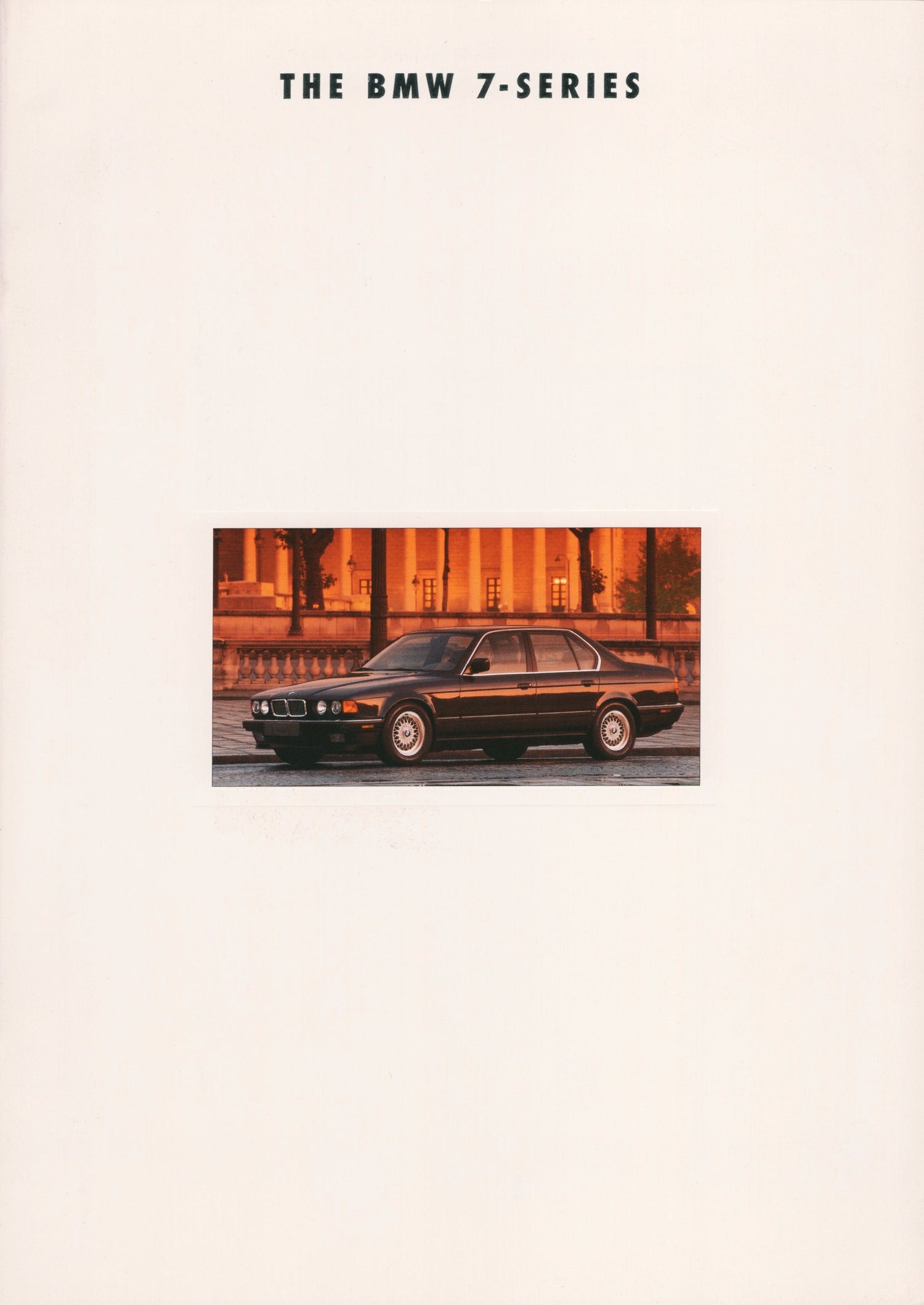 BMW-E32 Sedan, 1994-Dealership-Sales-Brochure