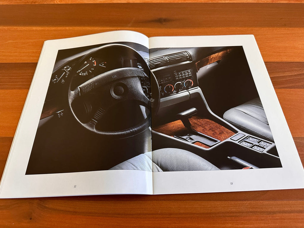 BMW-E34 Sedan, 1990-Dealership-Sales-Brochure
