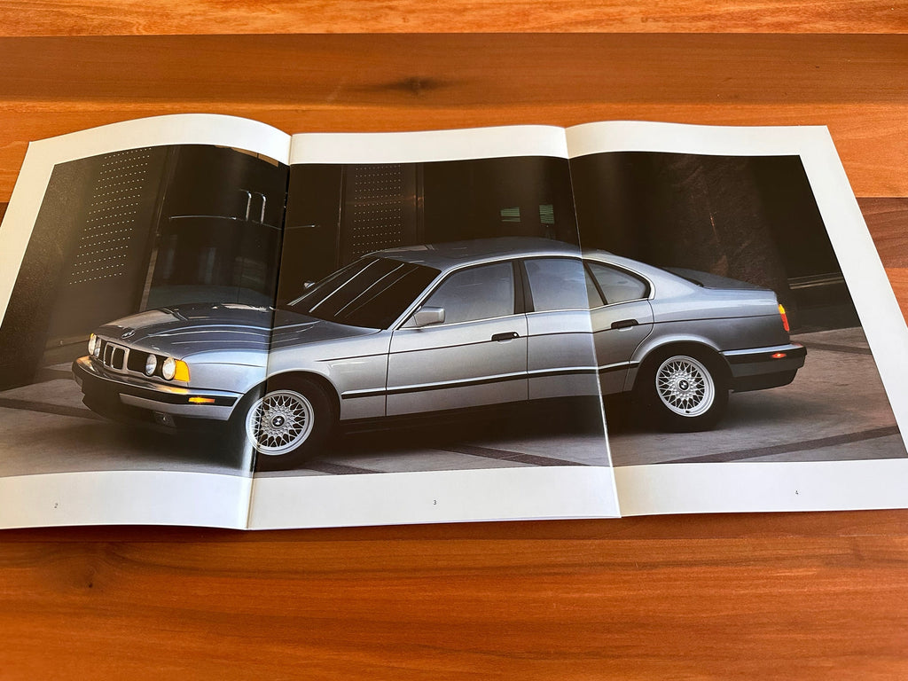 BMW-E34 Sedan, 1990-Dealership-Sales-Brochure