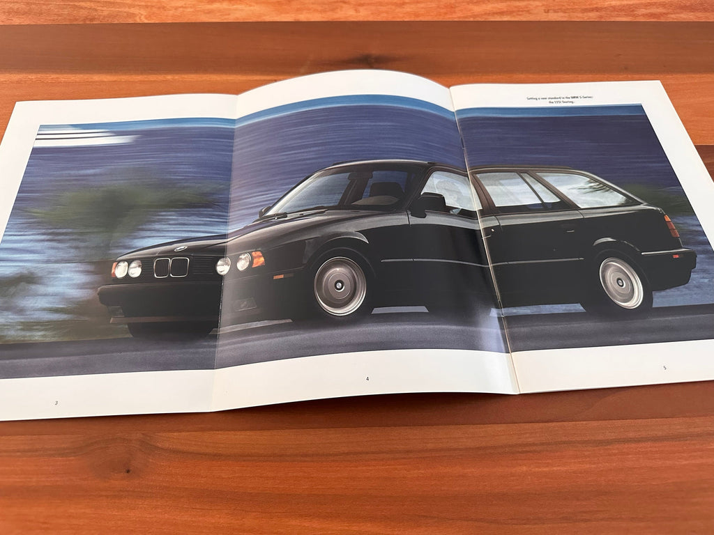 BMW-E34 Touring, 1992-Dealership-Sales-Brochure