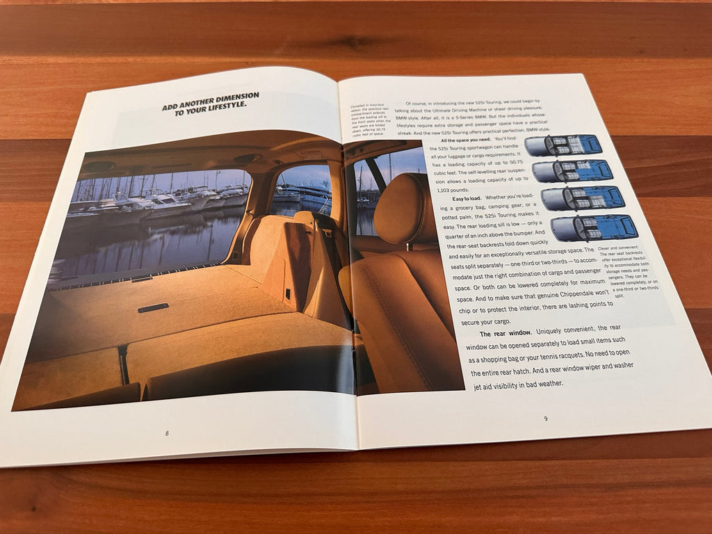 BMW-E34 Touring, 1992-Dealership-Sales-Brochure