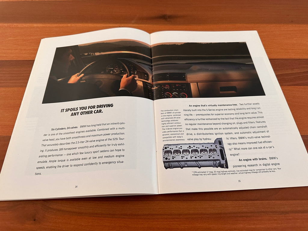 BMW-E34 Touring, 1992-Dealership-Sales-Brochure