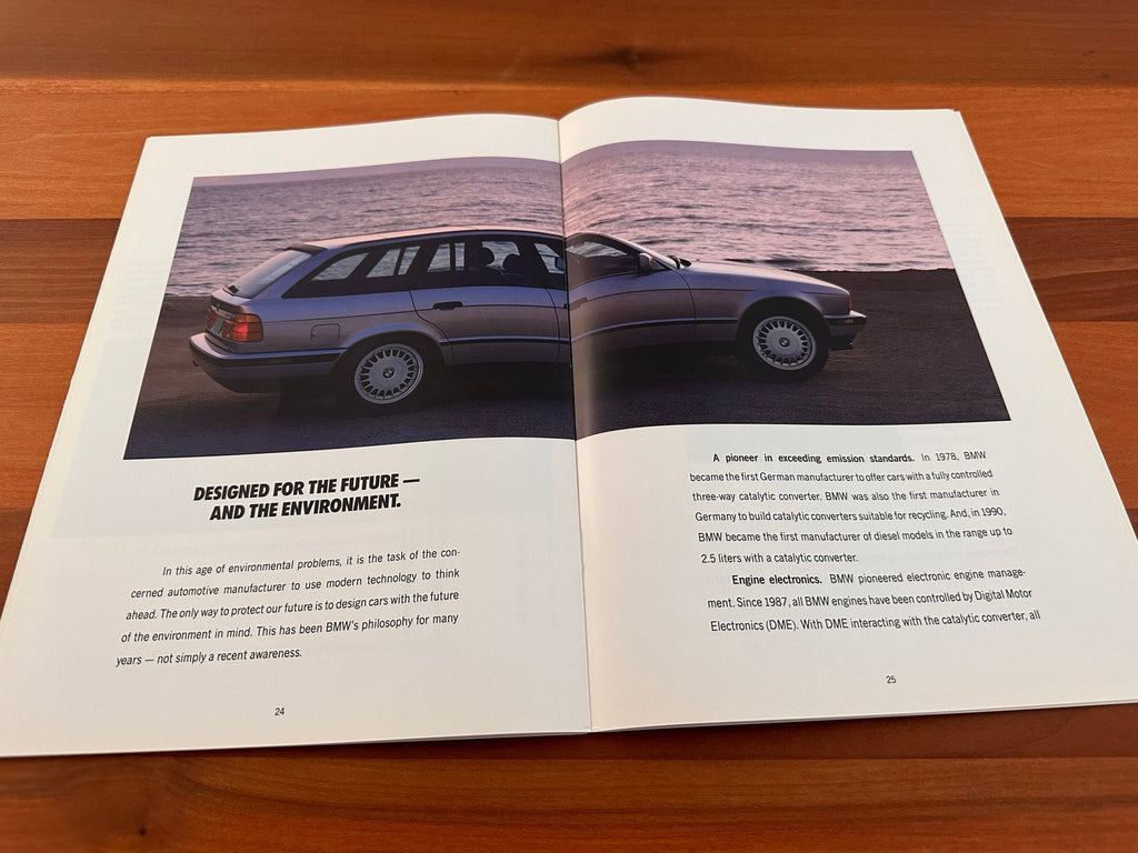 BMW-E34 Touring, 1992-Dealership-Sales-Brochure
