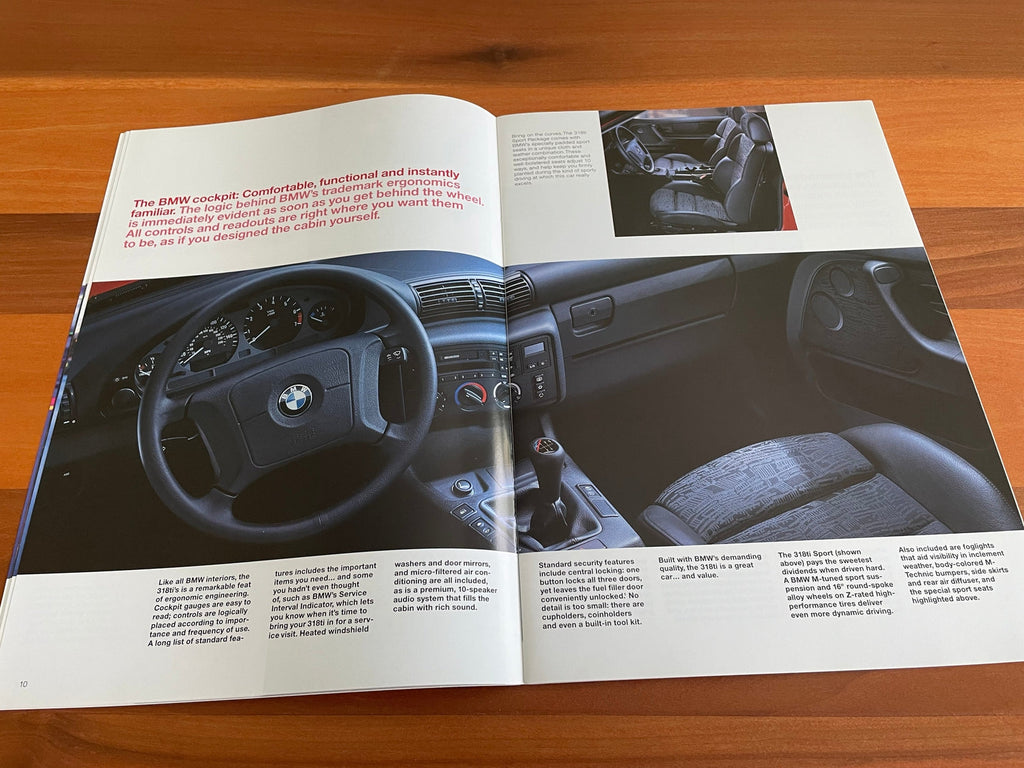 BMW-E36 Compact, 1998-Dealership-Sales-Brochure