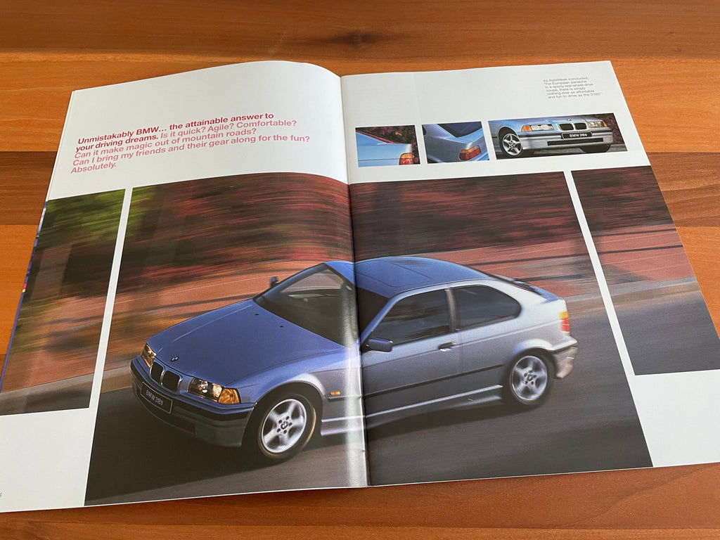 BMW-E36 Compact, 1998-Dealership-Sales-Brochure