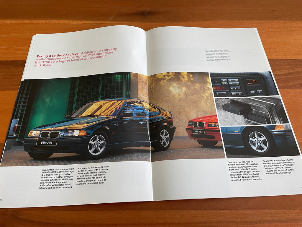 BMW-E36 Compact, 1998-Dealership-Sales-Brochure