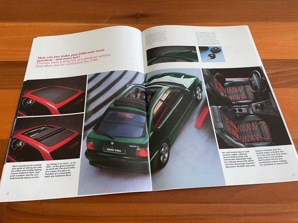 BMW-E36 Compact, 1998-Dealership-Sales-Brochure