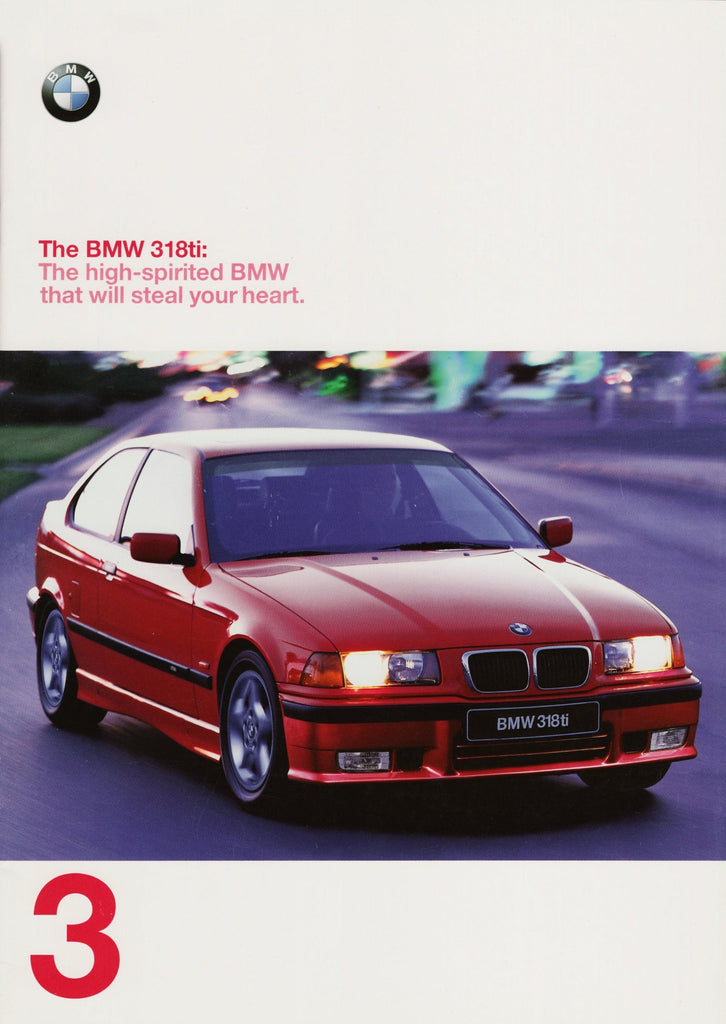 BMW-E36 Compact, 1998-Dealership-Sales-Brochure