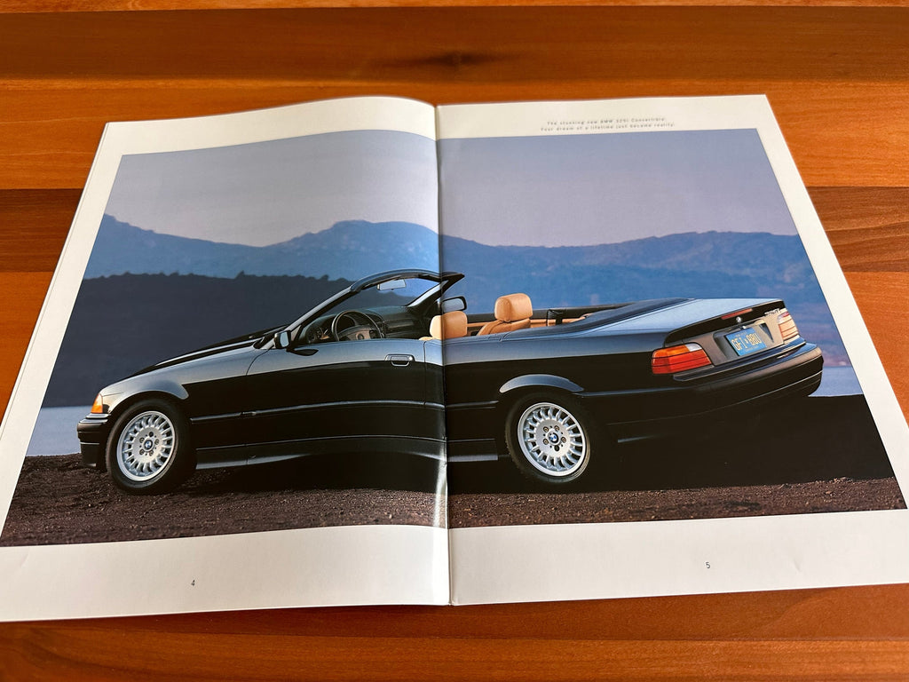 BMW-E36 Convertible, 1994-Dealership-Sales-Brochure