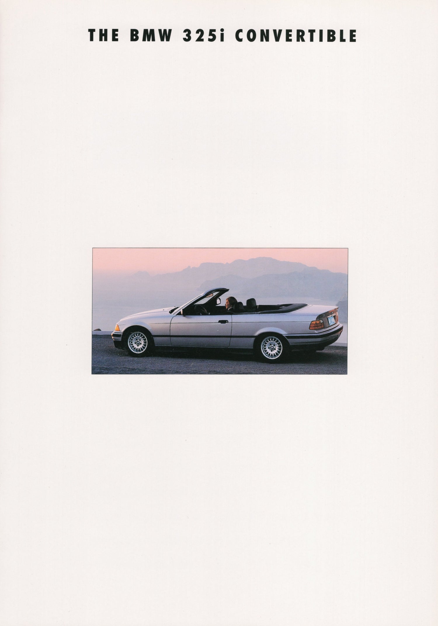 BMW-E36 Convertible, 1994-Dealership-Sales-Brochure