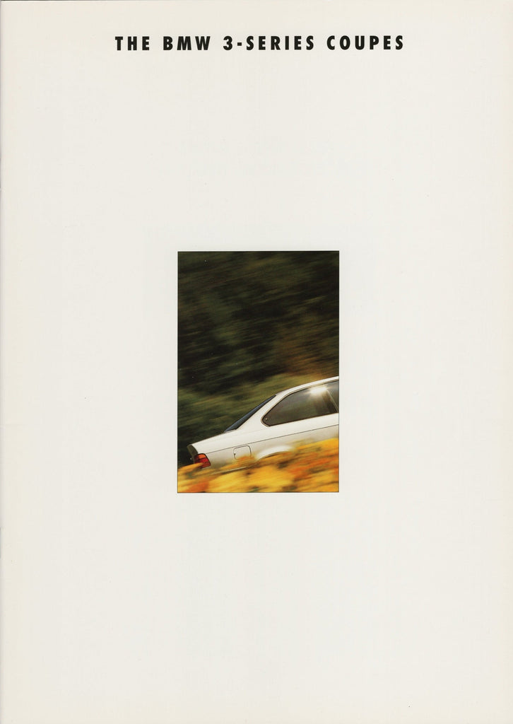 BMW-E36 Coupe, 1993-Dealership-Sales-Brochure