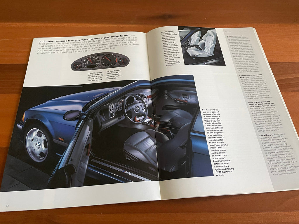 BMW-E36 M3, 1996-Dealership-Sales-Brochure