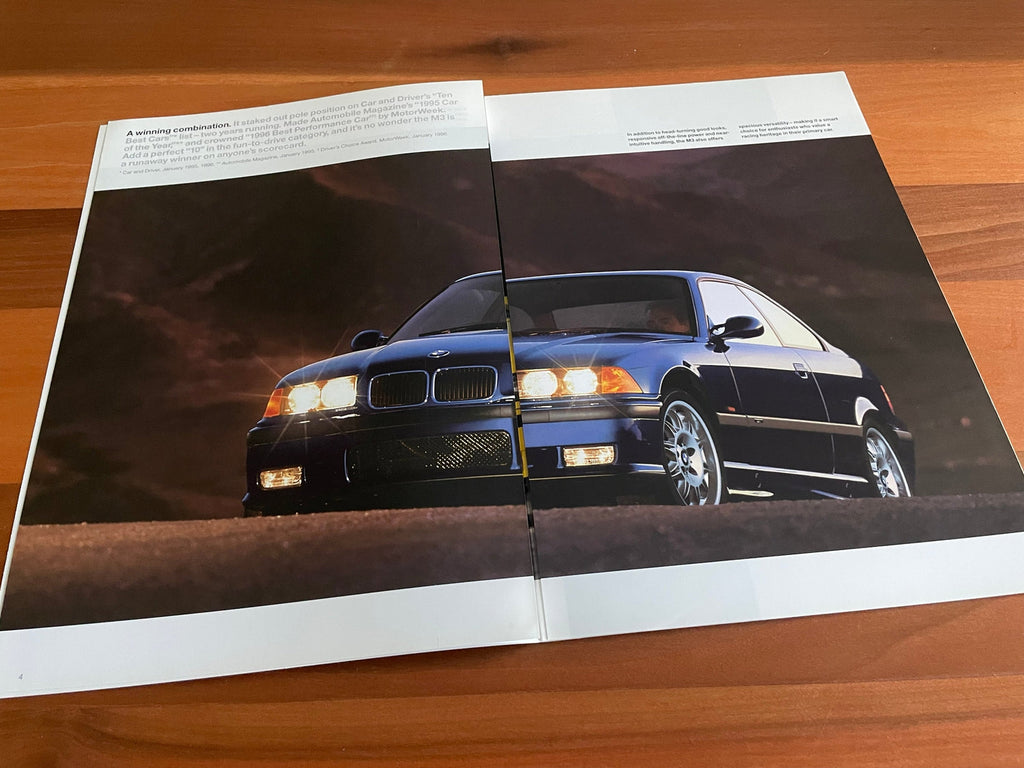 BMW-E36 M3, 1996-Dealership-Sales-Brochure