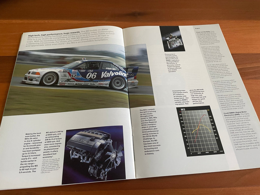 BMW-E36 M3, 1996-Dealership-Sales-Brochure