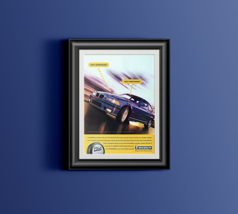 BMW-E36 M3 Michelin-Magazine-Ad