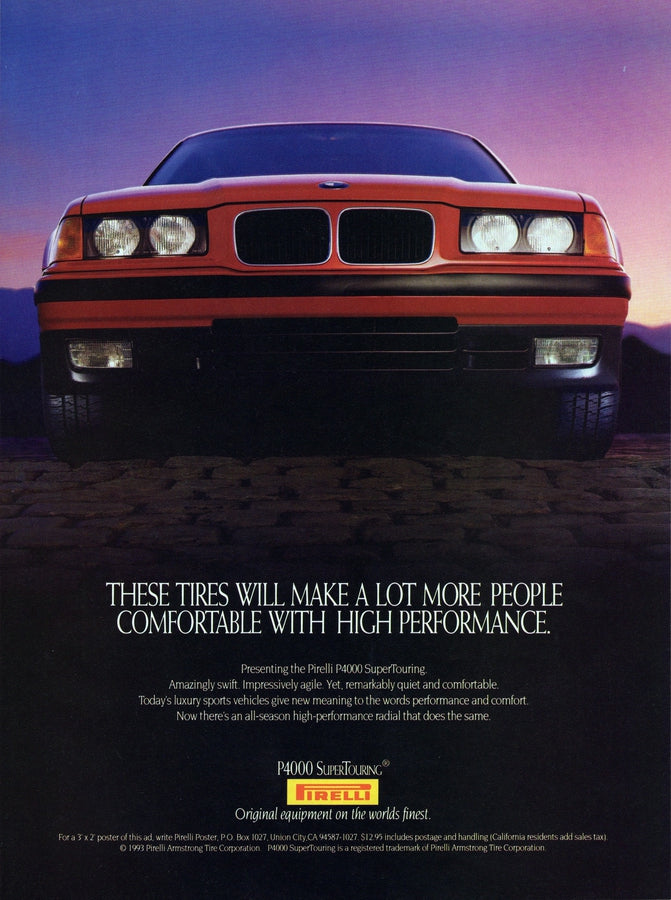 BMW-E36 Pirelli P4000 SuperTouring-Magazine-Ad