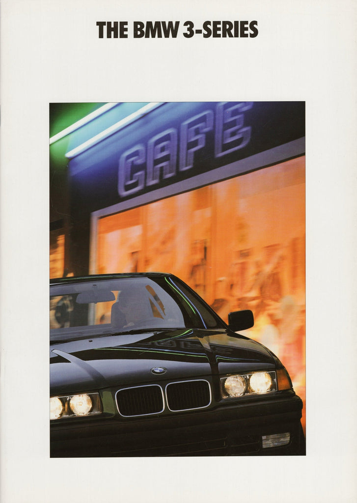 BMW-E36 Sedan, 1991-Dealership-Sales-Brochure