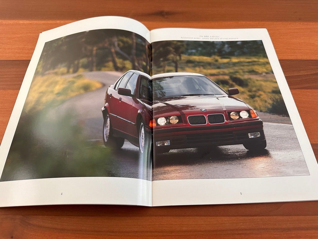 BMW-E36 Sedan, 1992-Dealership-Sales-Brochure