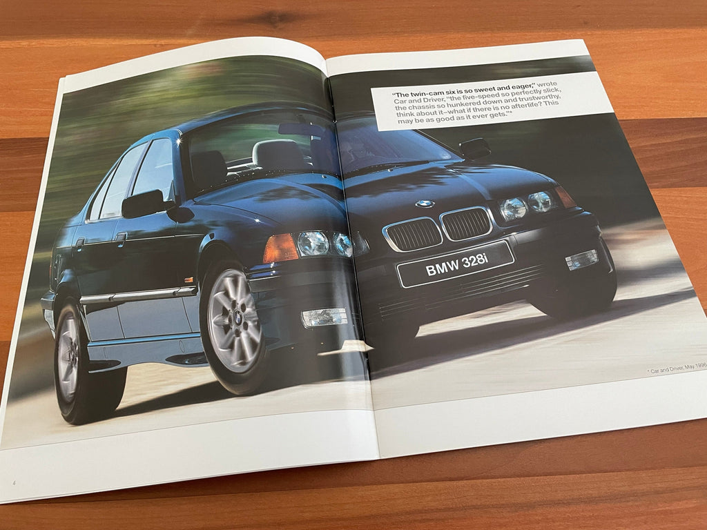 BMW-E36 Sedan, 1998-Dealership-Sales-Brochure