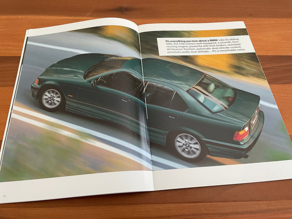 BMW-E36 Sedan, 1998-Dealership-Sales-Brochure
