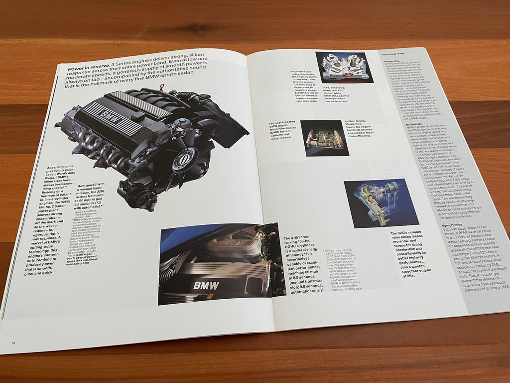 BMW-E36 Sedan, 1998-Dealership-Sales-Brochure