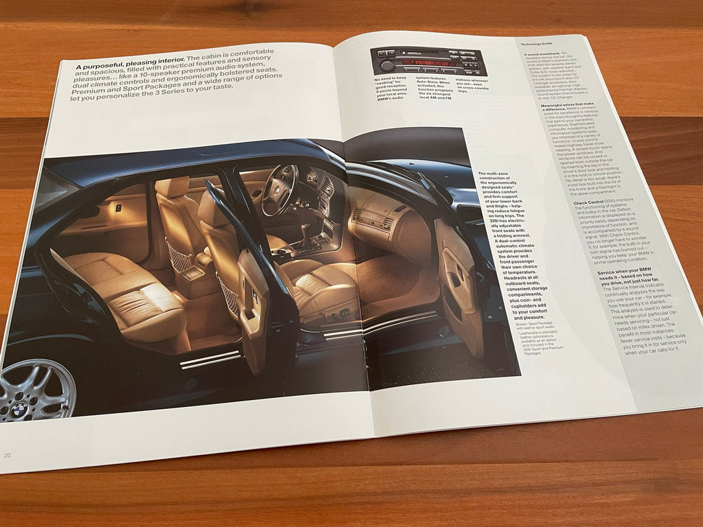 BMW-E36 Sedan, 1998-Dealership-Sales-Brochure