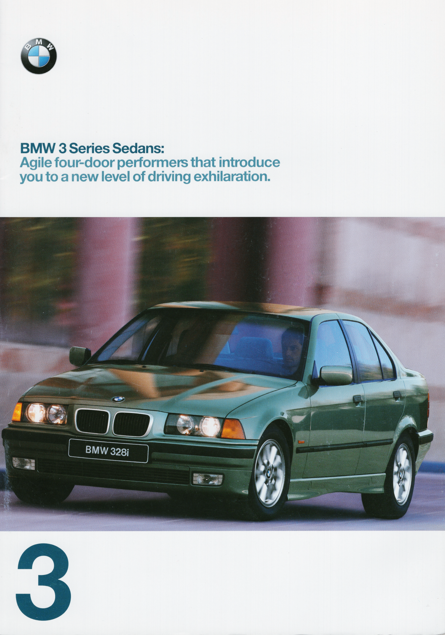 BMW-E36 Sedan, 1998-Dealership-Sales-Brochure