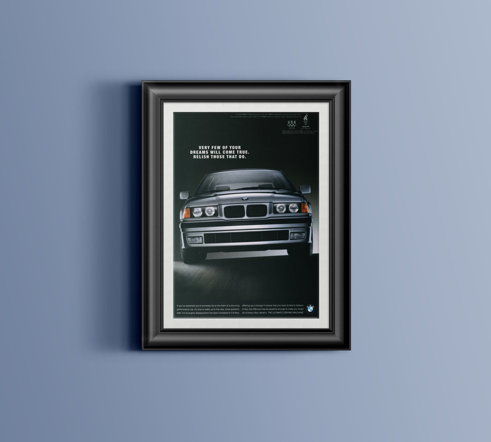 BMW-E36 Your Dreams Will Come True-Vintage-Print-Magazine-Ad-BIMMERtips.com