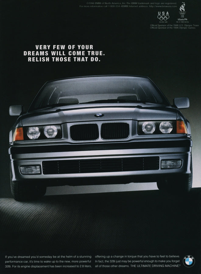 BMW-E36 Your Dreams Will Come True-Vintage-Print-Magazine-Ad-BIMMERtips.com