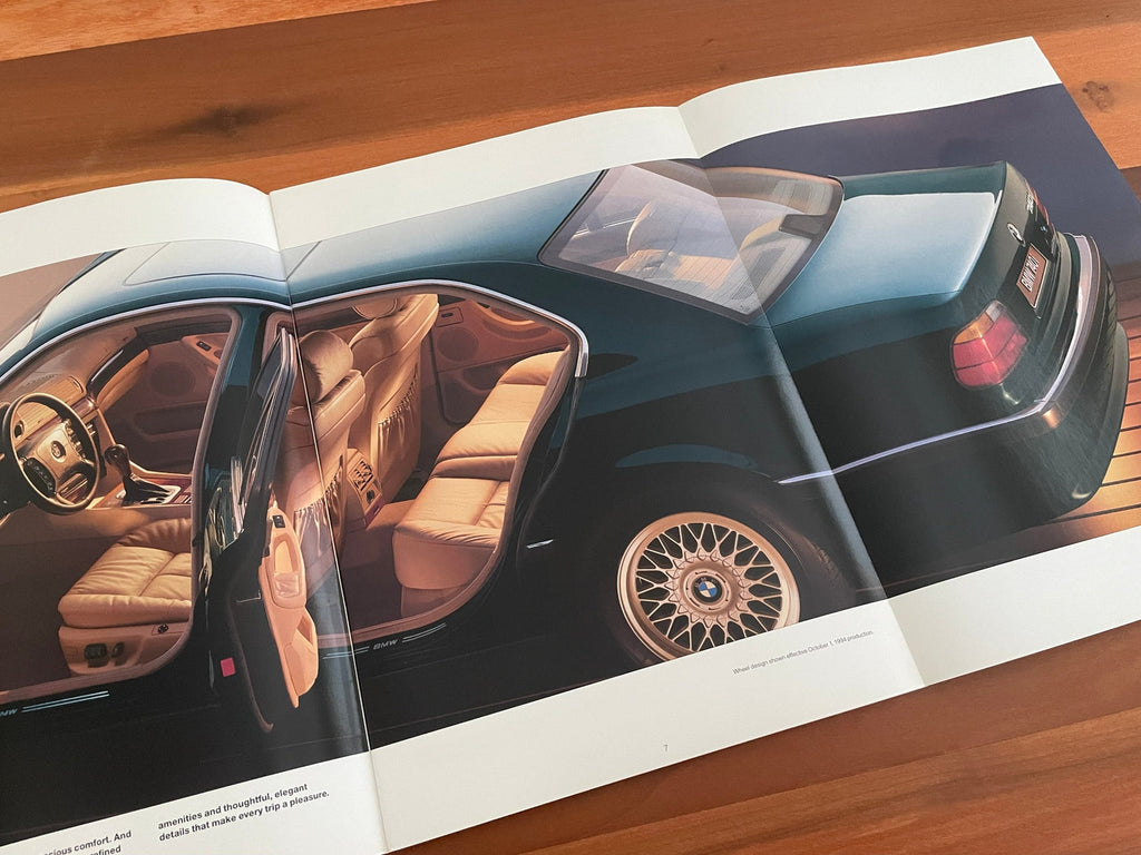 BMW-E38 740i, 1995-Dealership-Sales-Brochure