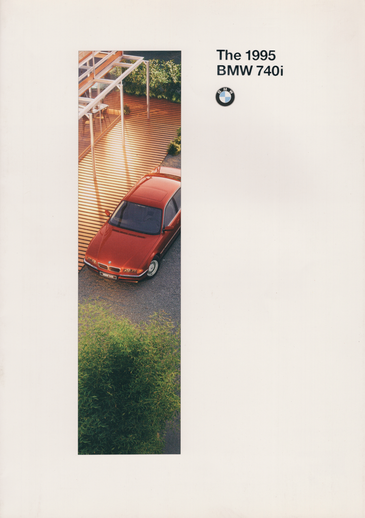 BMW-E38 740i, 1995-Dealership-Sales-Brochure