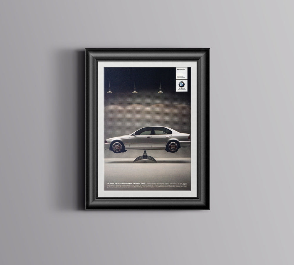 BMW-E39 Balance makes a BMW a BMW-Magazine-Ad