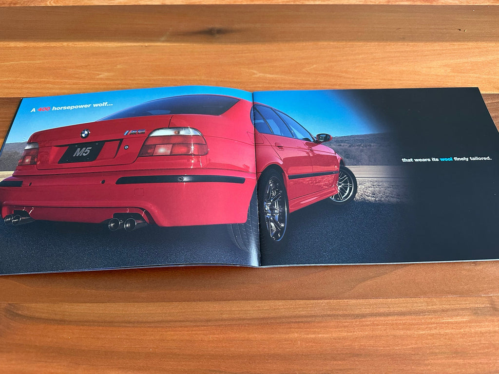 BMW-E39 M5 Sedan, 2000-Dealership-Sales-Brochure