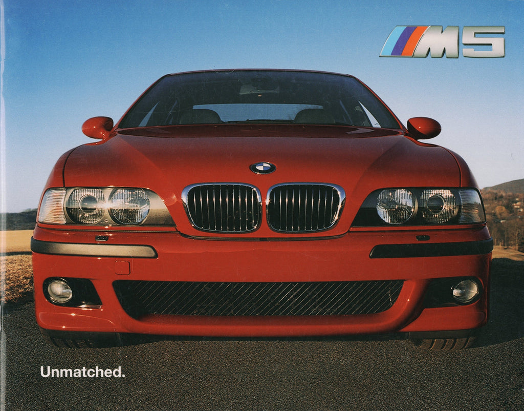 BMW-E39 M5 Sedan, 2000-Dealership-Sales-Brochure