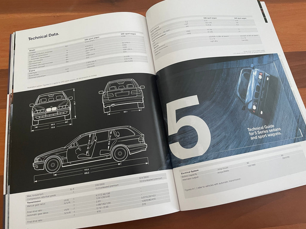 BMW-E39 Touring, 1999-Dealership-Sales-Brochure