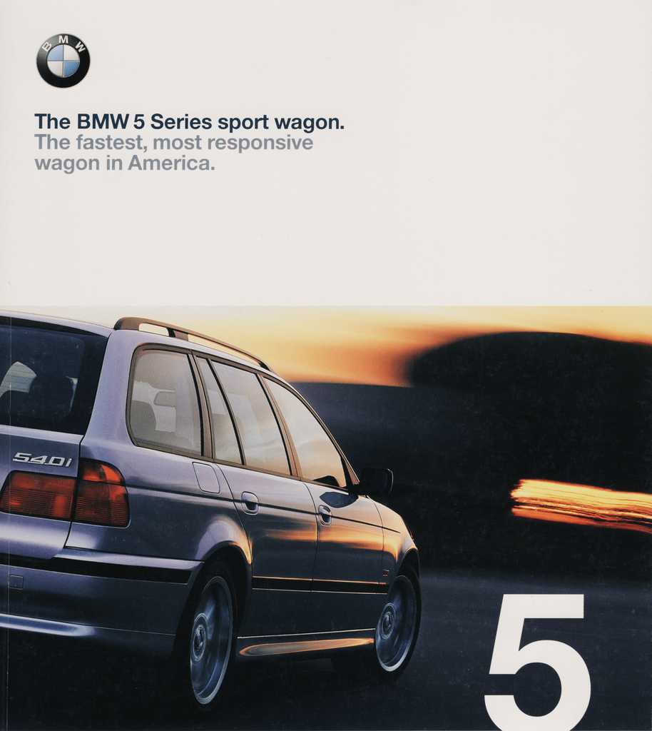 BMW-E39 Touring, 1999-Dealership-Sales-Brochure