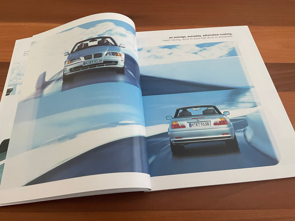 BMW-E46 Convertible, 2000-Dealership-Sales-Brochure