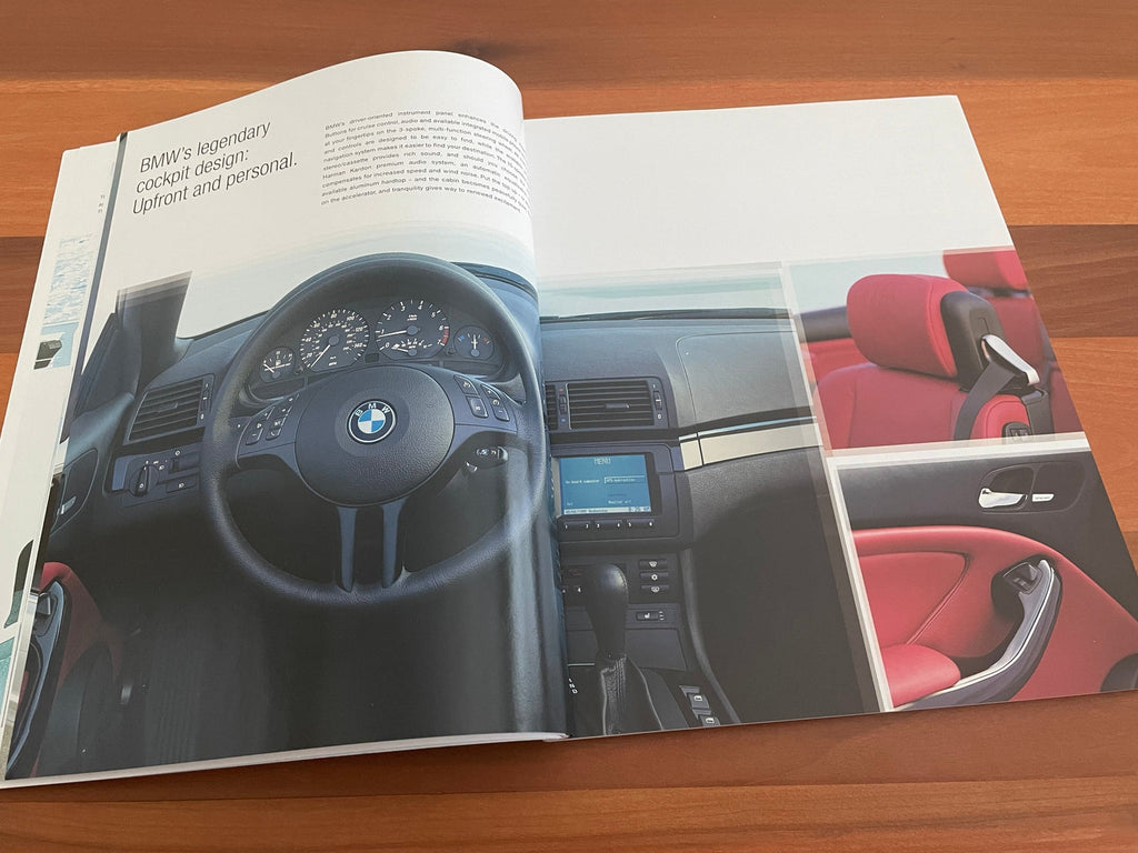 BMW-E46 Convertible, 2000-Dealership-Sales-Brochure