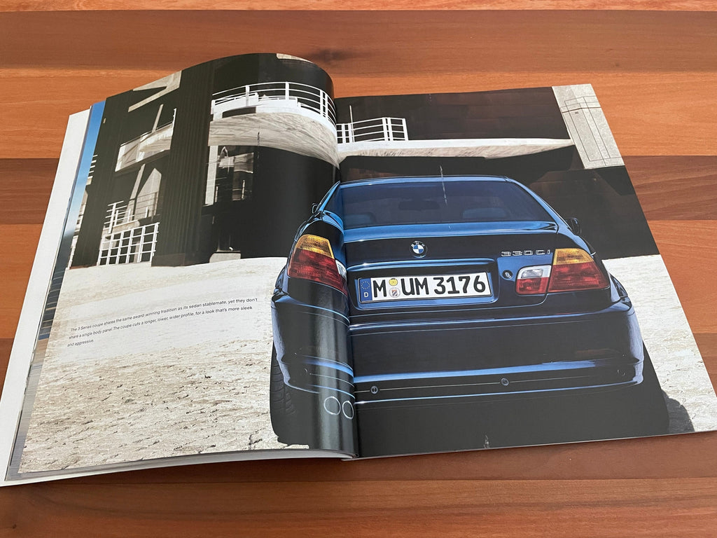 BMW-E46 Coupe, 2001-Dealership-Sales-Brochure