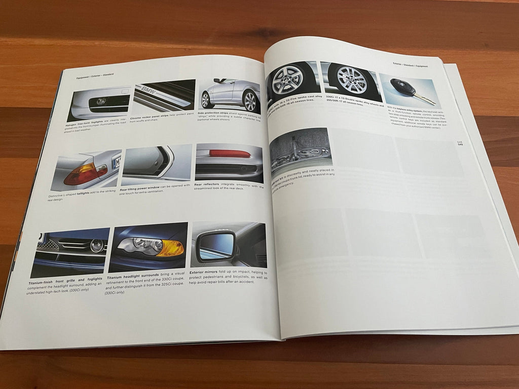BMW-E46 Coupe, 2001-Dealership-Sales-Brochure